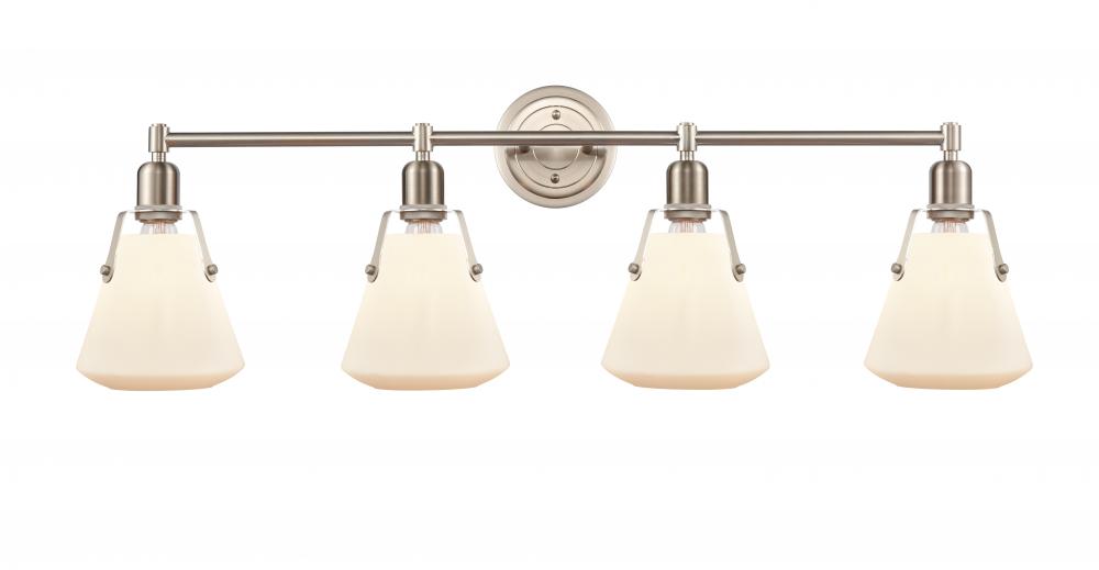 Luna - 4 Light - 40 inch - Satin Nickel - Bath Vanity Light