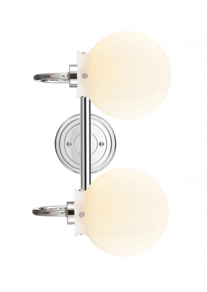 Olivia - 2 Light - 17 inch - Polished Chrome - Bath Vanity Light