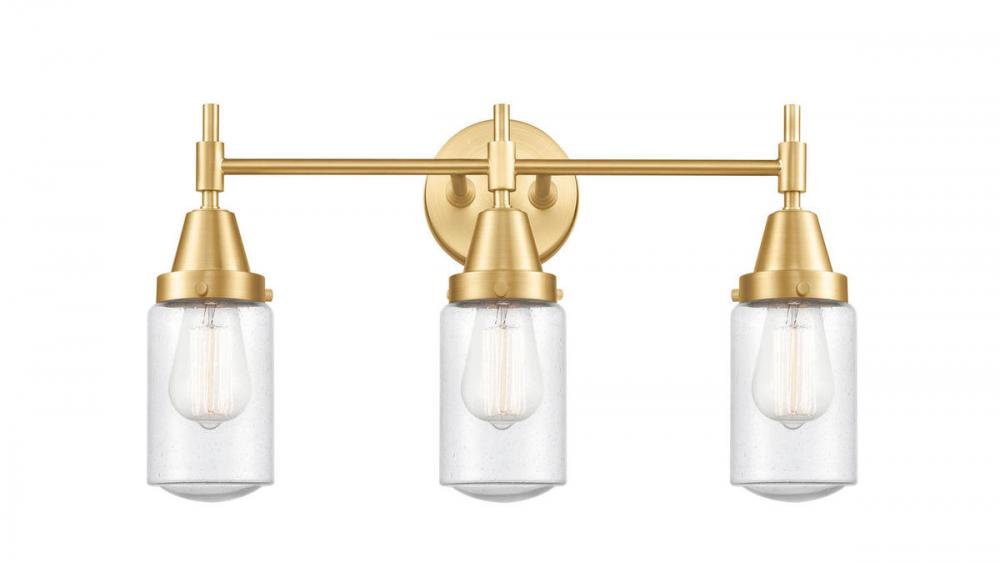 Dover - 3 Light - 23 inch - Satin Gold - Bath Vanity Light