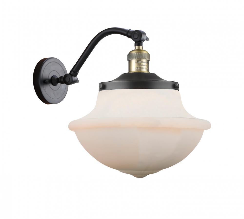 Oxford - 1 Light - 8 inch - Black Antique Brass - Sconce