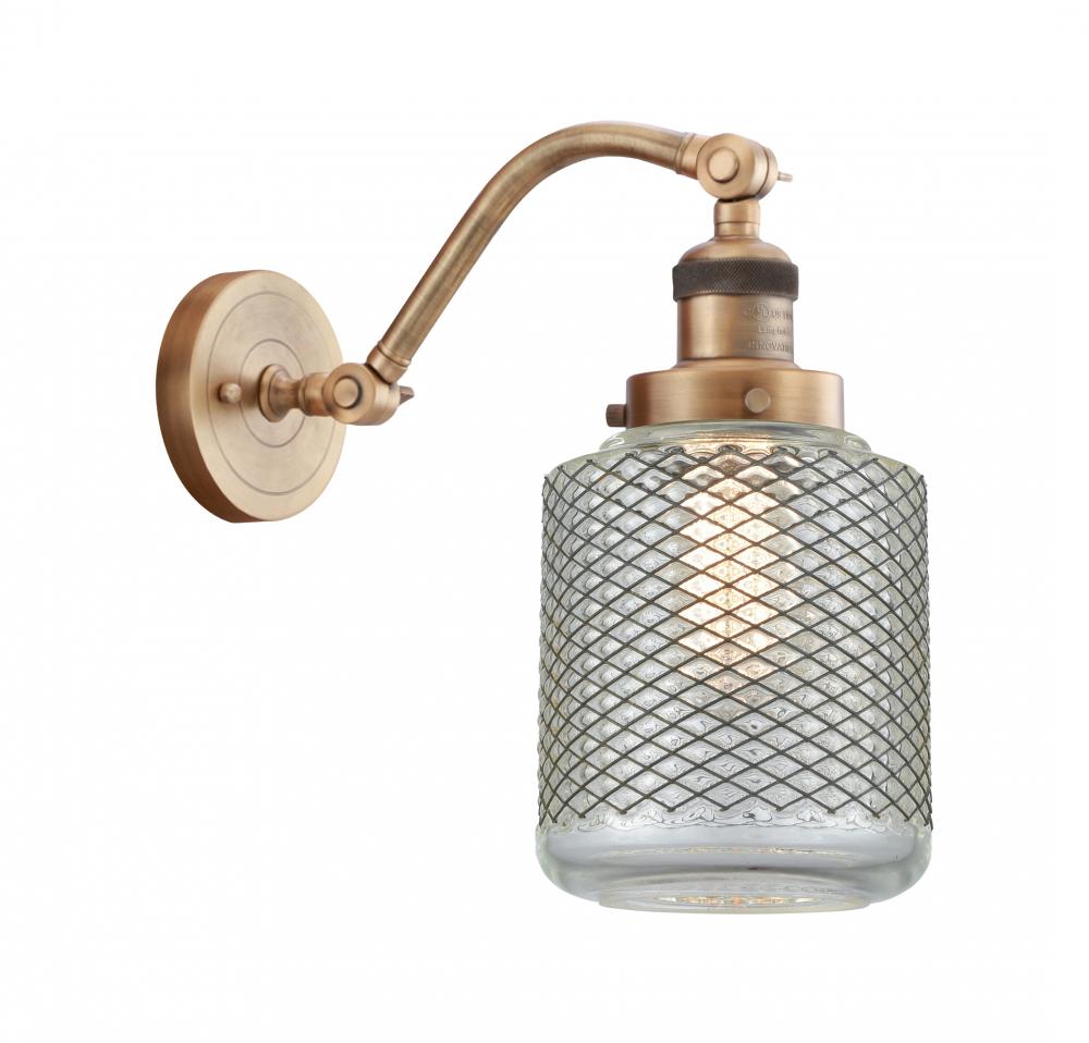 Stanton - 1 Light - 6 inch - Brushed Brass - Sconce