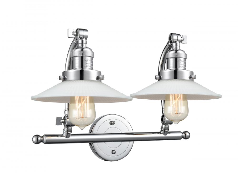 Halophane 2 Light Bath Vanity Light