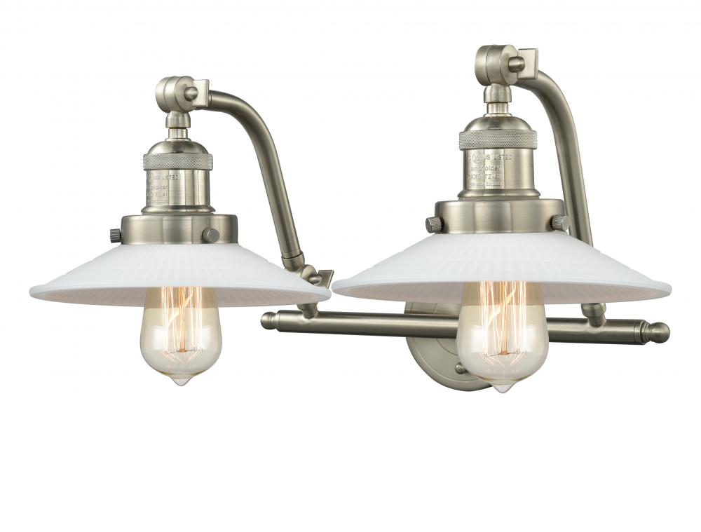 Halophane 2 Light Bath Vanity Light