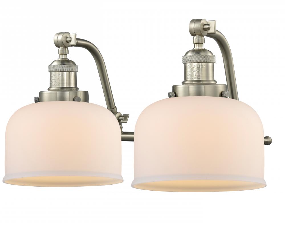 Large Bell 2 Light Bath Vanity Light