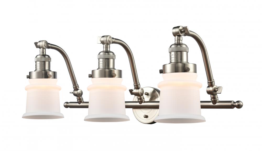 Small Canton 3 Light Bath Vanity Light