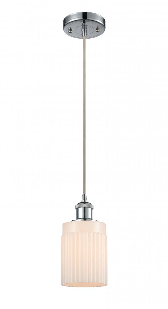 Hadley - 1 Light - 5 inch - Polished Chrome - Cord hung - Mini Pendant