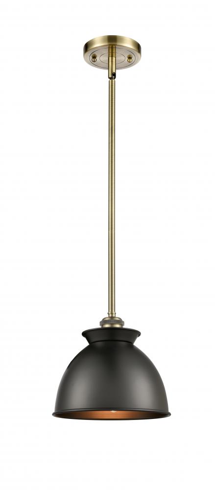 Adirondack - 1 Light - 8 inch - Antique Brass - Mini Pendant