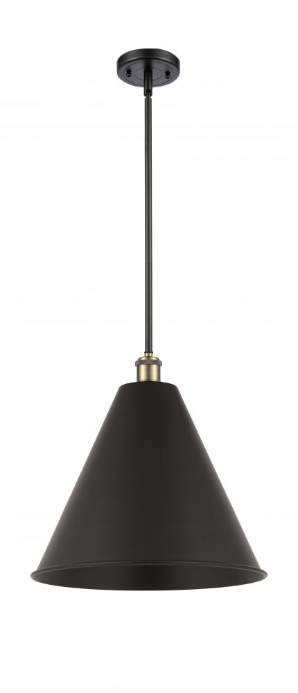 Berkshire - 1 Light - 16 inch - Black Antique Brass - Pendant