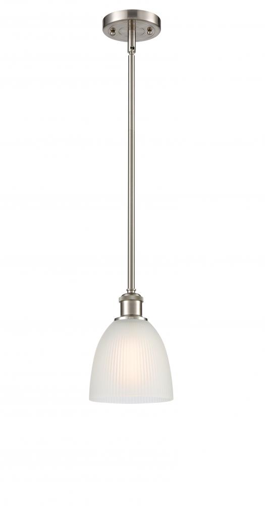 Castile - 1 Light - 6 inch - Brushed Satin Nickel - Mini Pendant