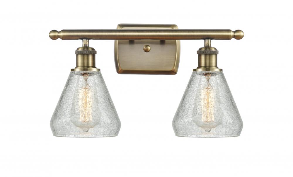 Conesus 2 Light Bath Vanity Light