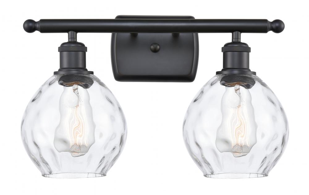 Small Waverly 2 Light Bath Vanity Light