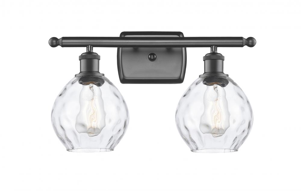 Small Waverly 2 Light Bath Vanity Light