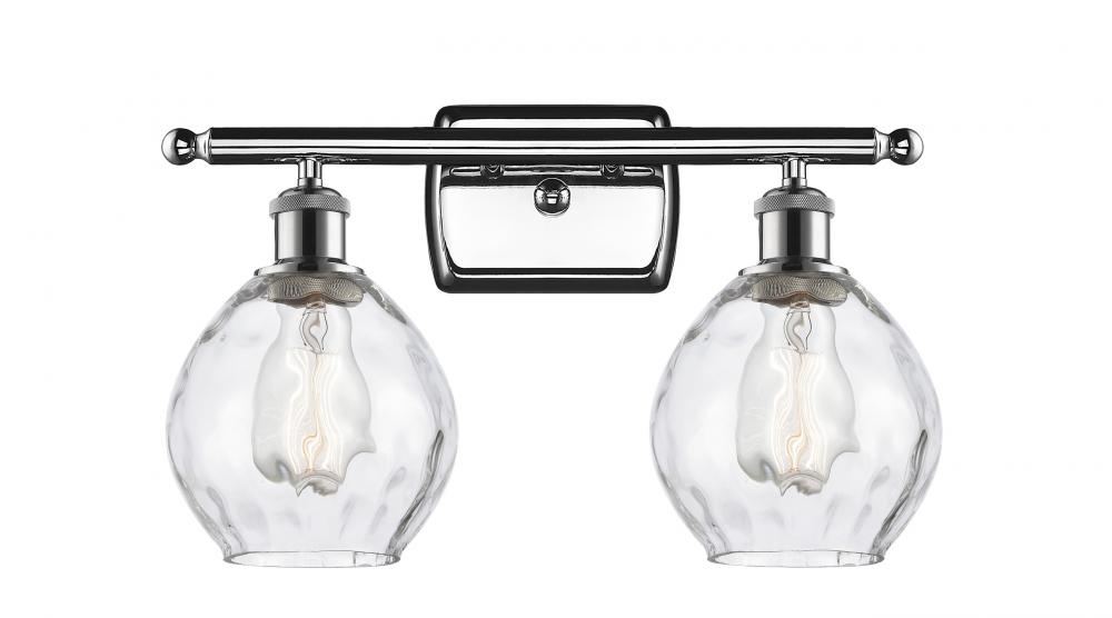 Small Waverly 2 Light Bath Vanity Light