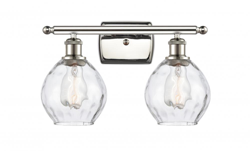 Small Waverly 2 Light Bath Vanity Light