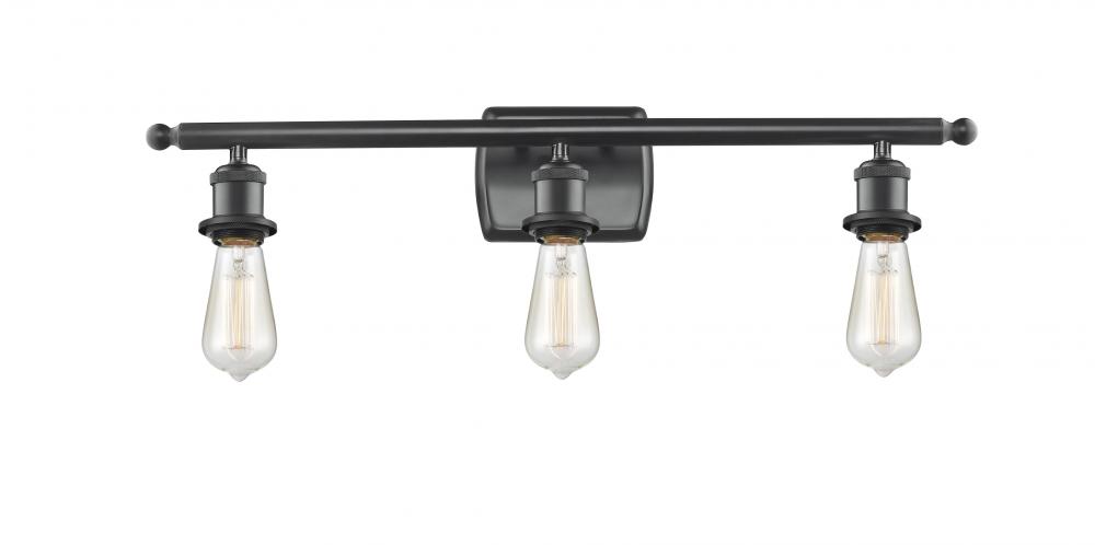 Bare Bulb 3 Light Bath Vanity Light