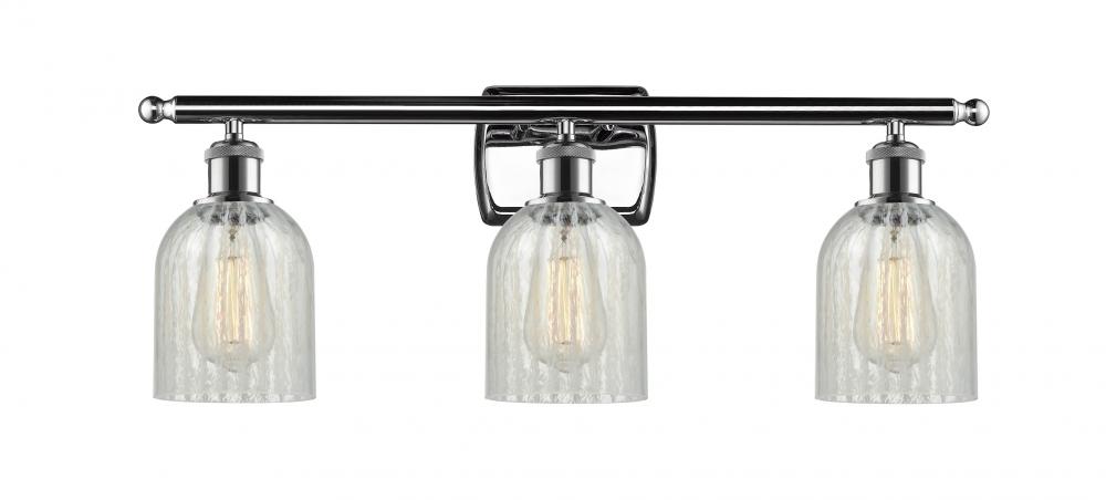 Caledonia - 3 Light - 25 inch - Polished Chrome - Bath Vanity Light