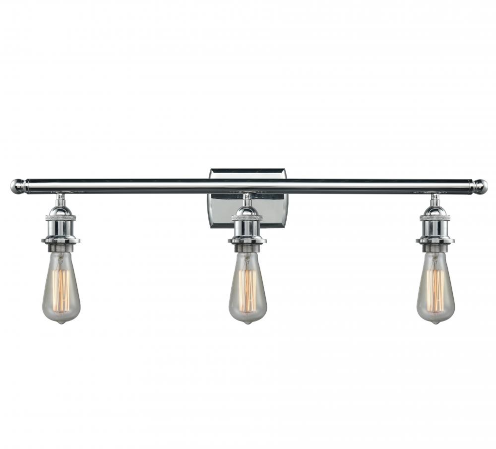 Bare Bulb 3 Light Bath Vanity Light