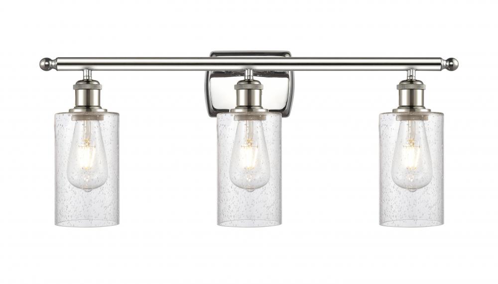 Clymer - 3 Light - 24 inch - Polished Nickel - Bath Vanity Light