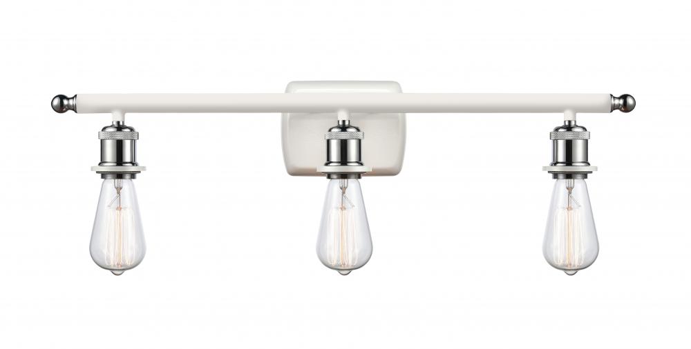 Bare Bulb 3 Light Bath Vanity Light