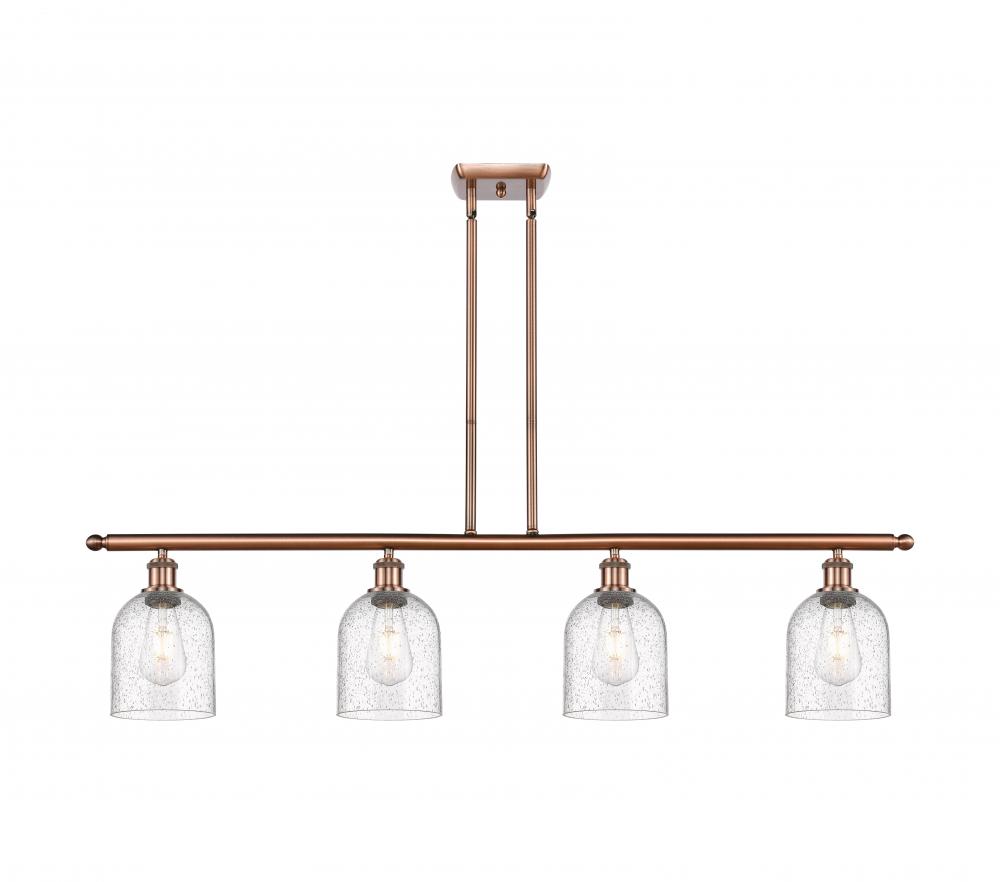 Bella - 4 Light - 48 inch - Antique Copper - Cord hung - Island Light