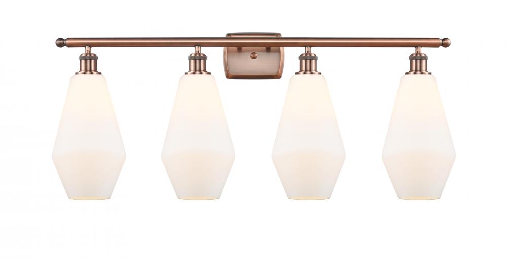 Cindyrella - 4 Light - 37 inch - Antique Copper - Bath Vanity Light