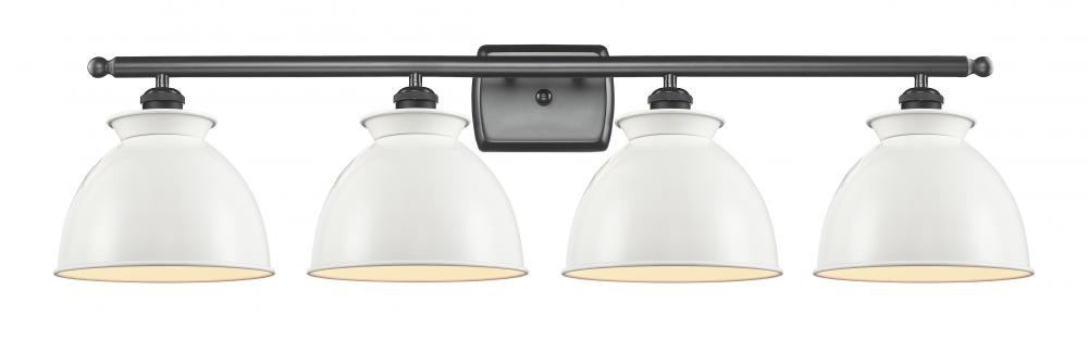 Adirondack - 4 Light - 38 inch - Matte Black - Bath Vanity Light