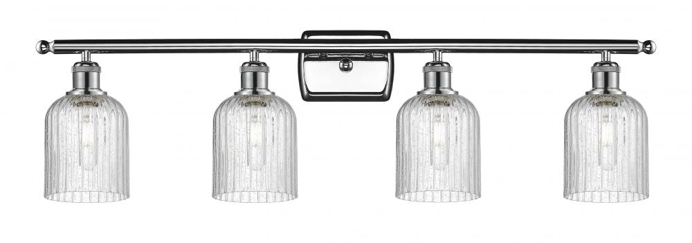 Bridal Veil - 4 Light - 35 inch - Polished Chrome - Bath Vanity Light