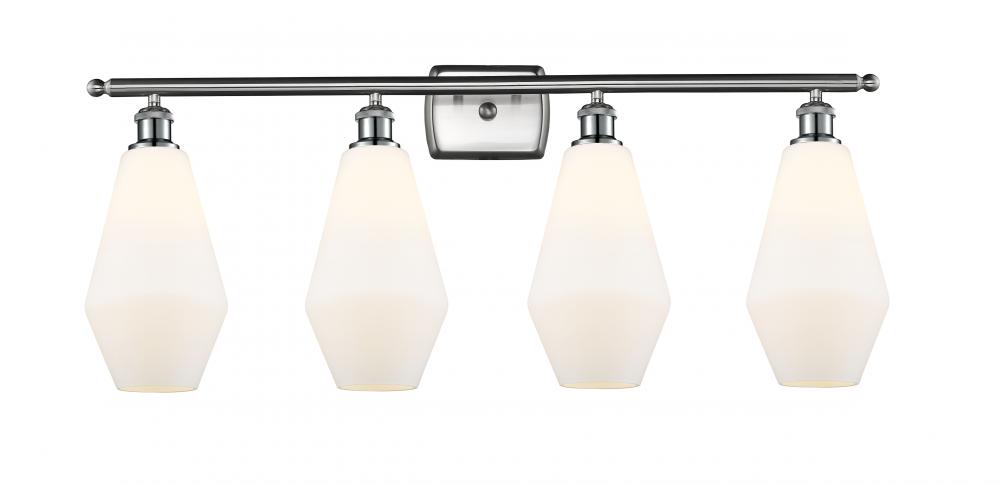 Cindyrella - 4 Light - 37 inch - Brushed Satin Nickel - Bath Vanity Light