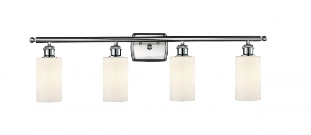 Clymer - 4 Light - 34 inch - Brushed Satin Nickel - Bath Vanity Light