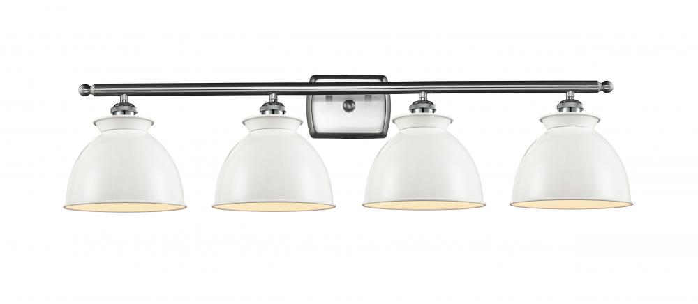 Adirondack - 4 Light - 38 inch - Brushed Satin Nickel - Bath Vanity Light