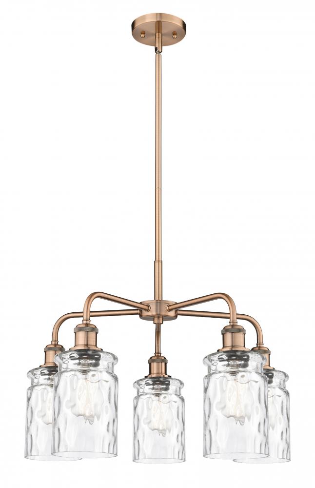 Candor - 5 Light - 23 inch - Antique Copper - Chandelier