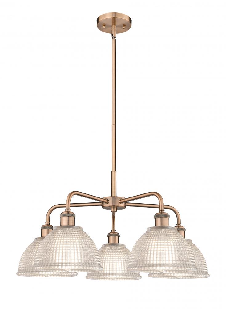 Arietta - 5 Light - 26 inch - Antique Copper - Chandelier