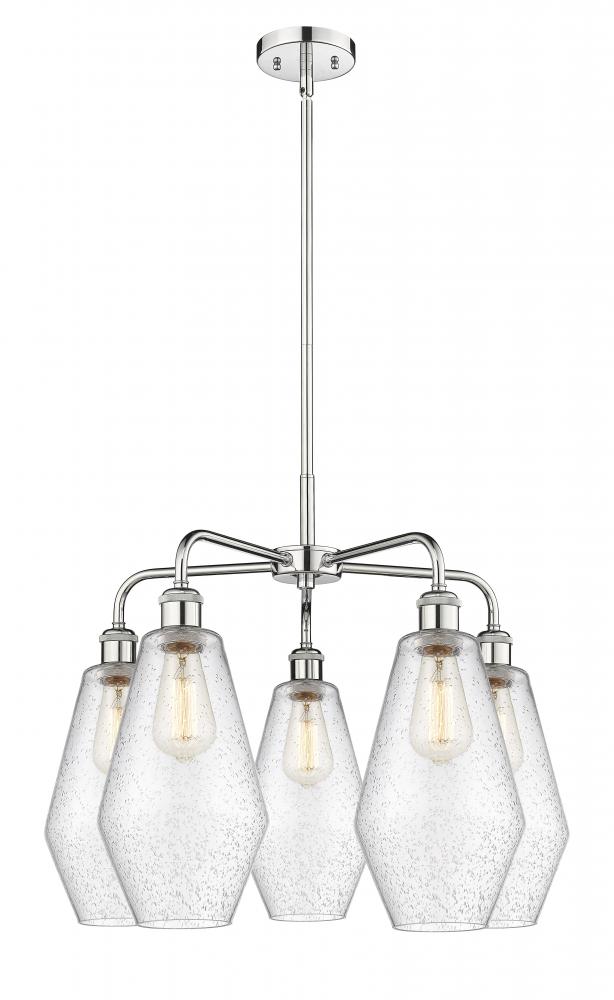 Cindyrella - 5 Light - 25 inch - Polished Chrome - Chandelier