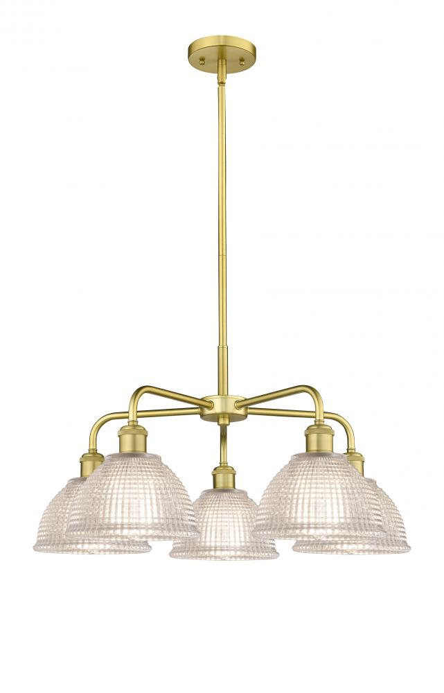 Arietta - 5 Light - 26 inch - Satin Gold - Chandelier