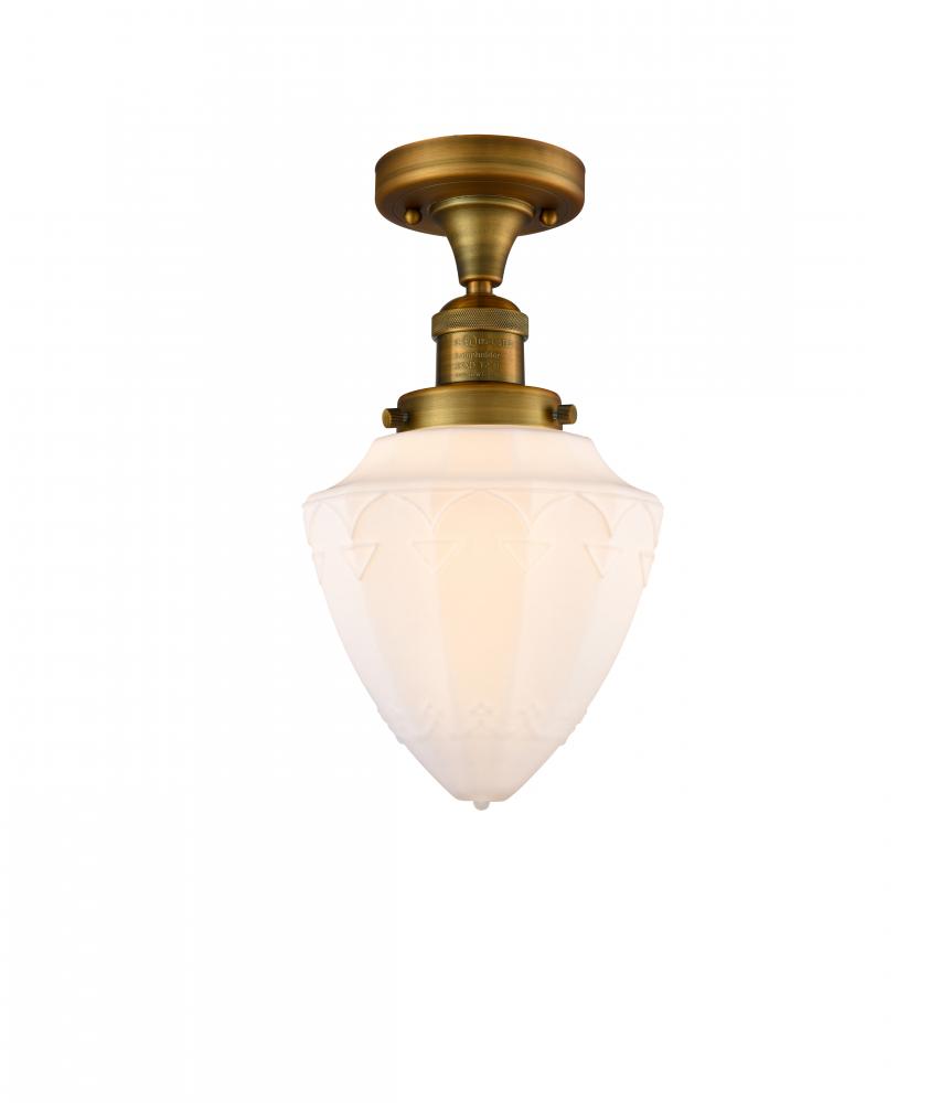 Small Bullet 1 Light Semi-Flush Mount