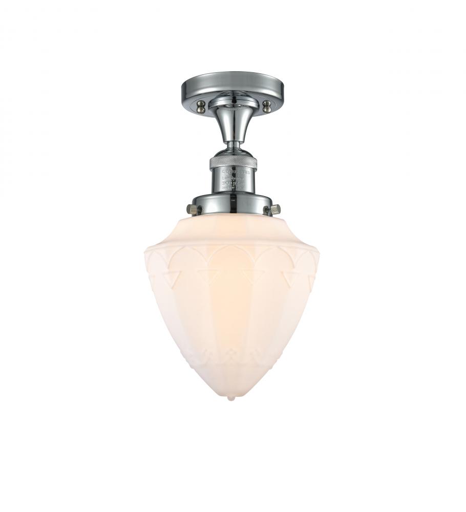 Small Bullet 1 Light Semi-Flush Mount