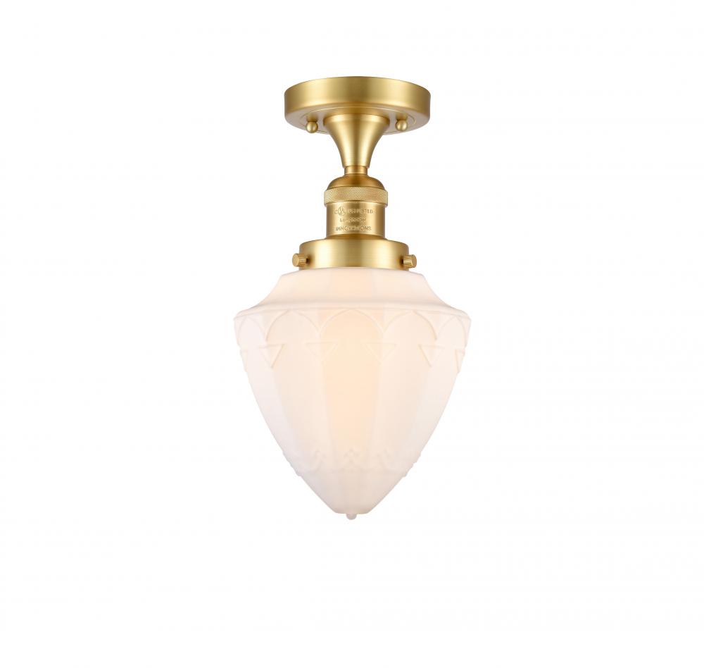 Small Bullet 1 Light Semi-Flush Mount