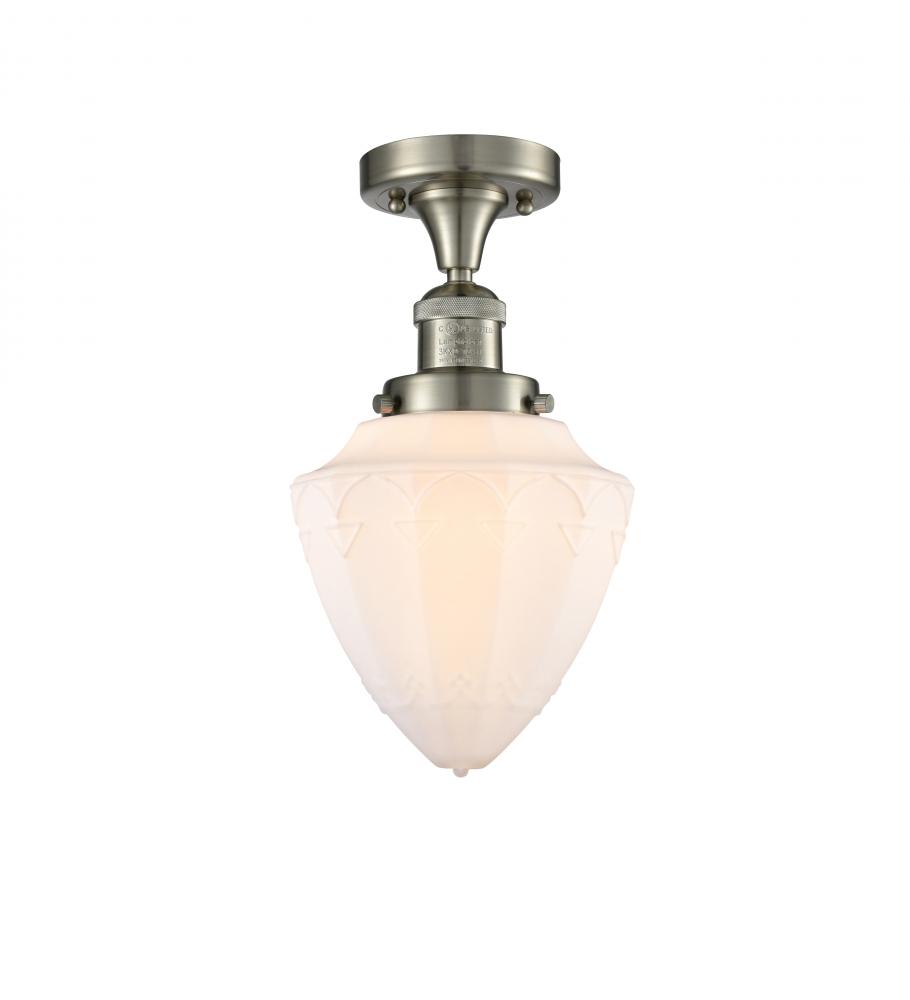 Small Bullet 1 Light Semi-Flush Mount