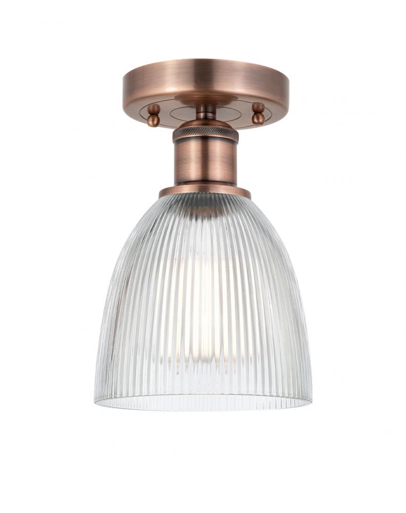 Castile - 1 Light - 6 inch - Antique Copper - Flush Mount