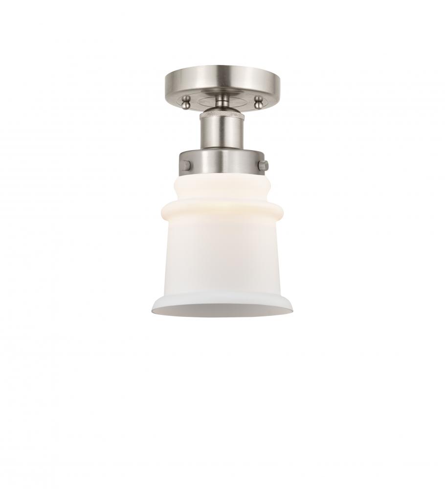 Small Canton 1 Light Semi-Flush Mount