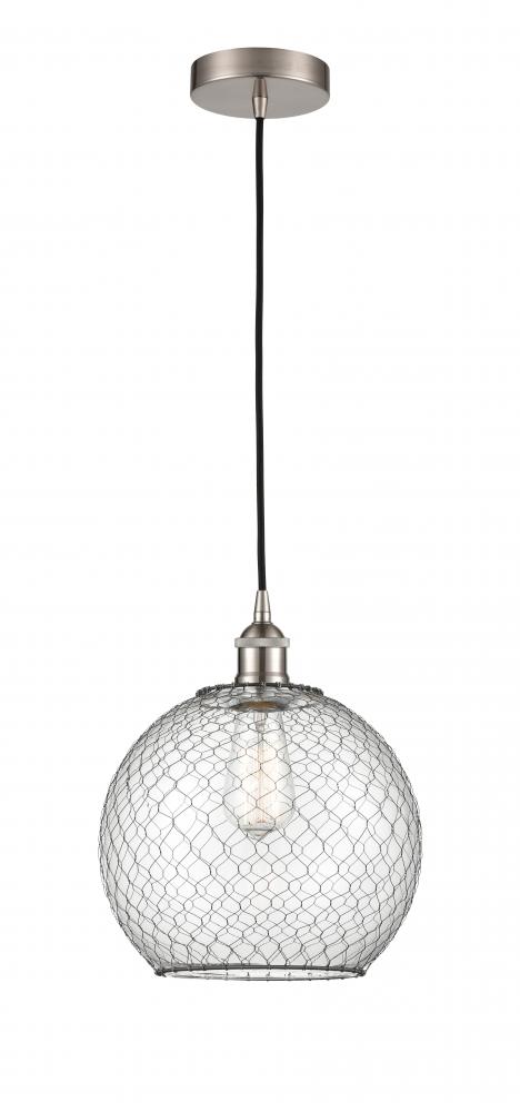 Large Farmhouse Chicken Wire 1 Light Mini Pendant