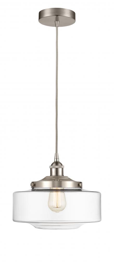 Bridgeton - 1 Light - 12 inch - Satin Nickel - Mini Pendant