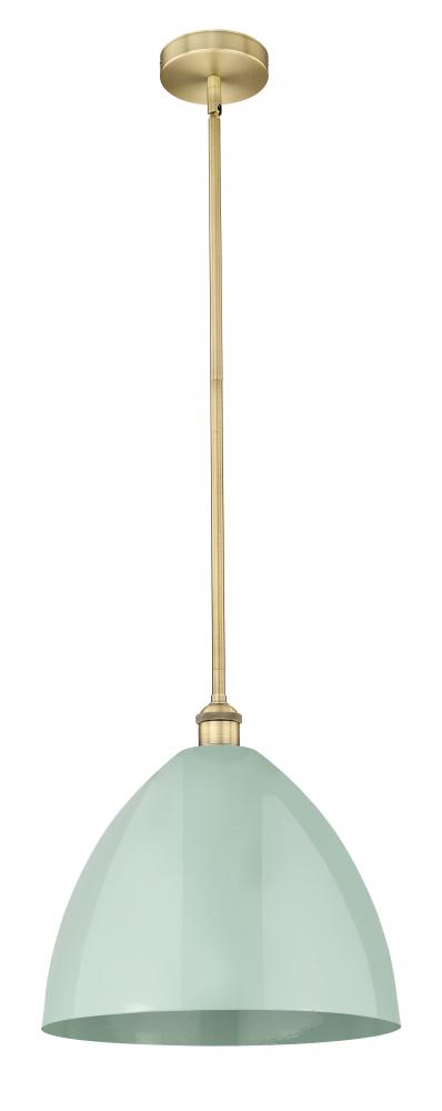 Plymouth - 1 Light - 16 inch - Brushed Brass - Cord hung - Mini Pendant