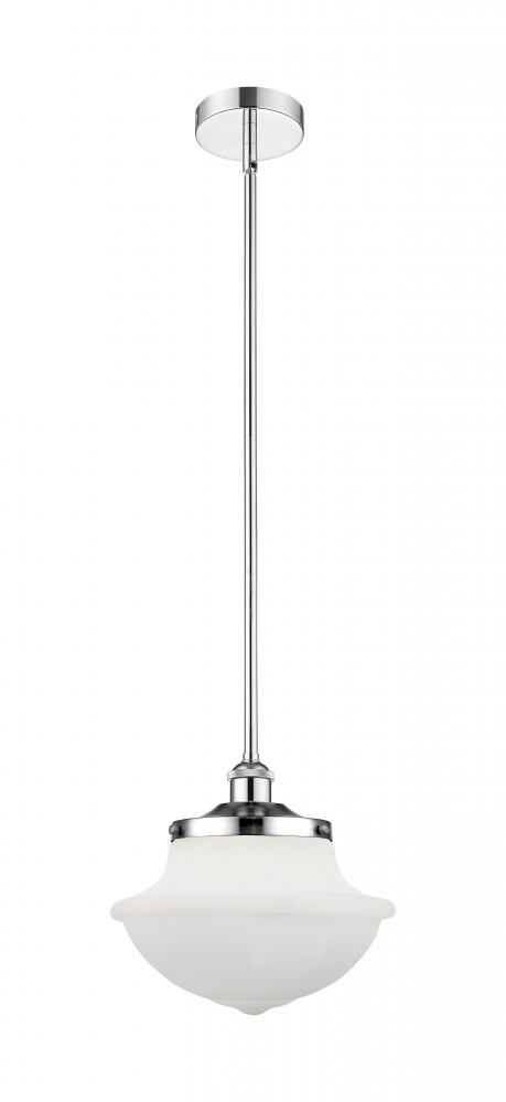 Oxford - 1 Light - 12 inch - Polished Chrome - Cord hung - Mini Pendant