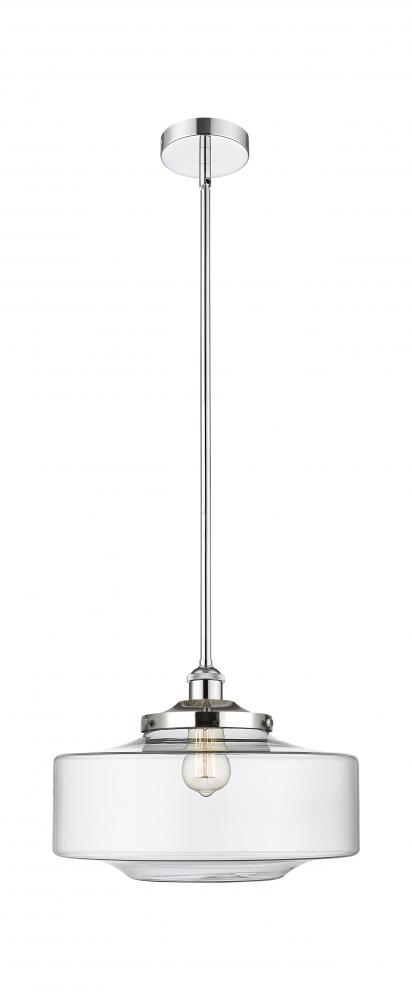 Bridgeton - 1 Light - 12 inch - Polished Chrome - Stem Hung - Mini Pendant