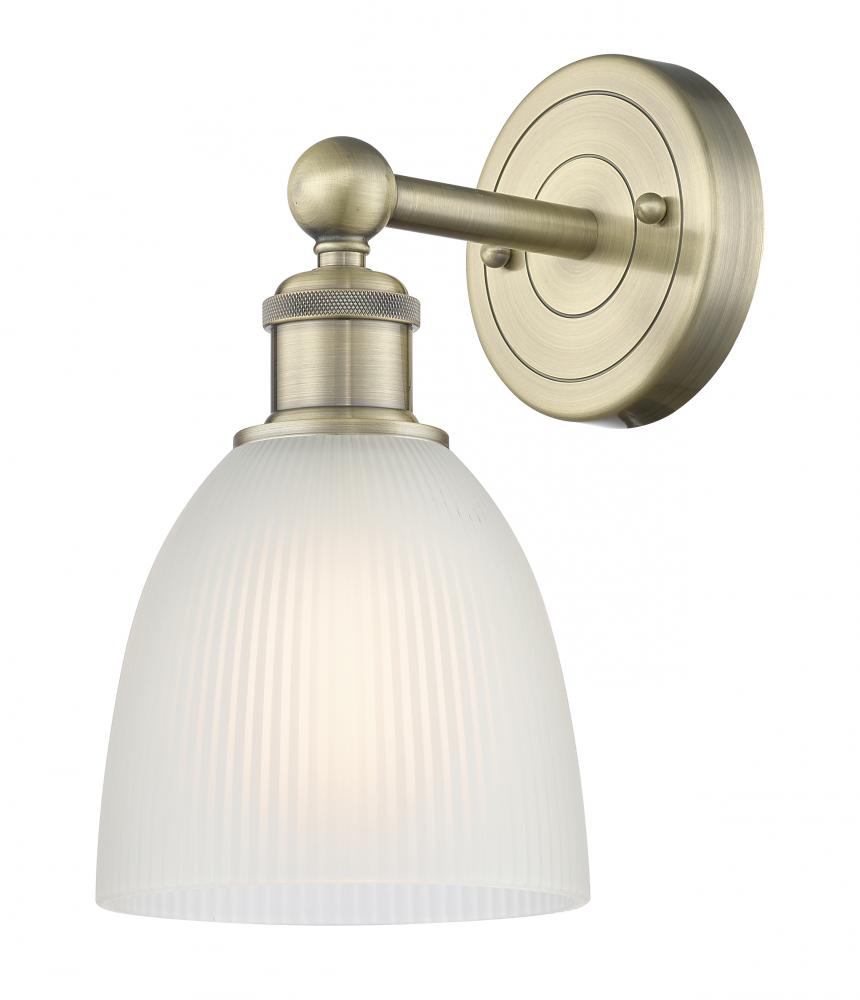 Castile - 1 Light - 6 inch - Antique Brass - Sconce