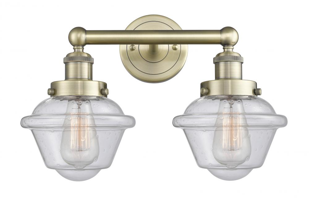 Oxford Antique Brass Bath Vanity Light