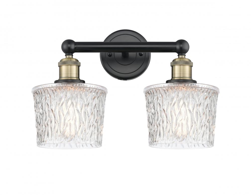 Niagara - 2 Light - 16 inch - Black Antique Brass - Bath Vanity Light