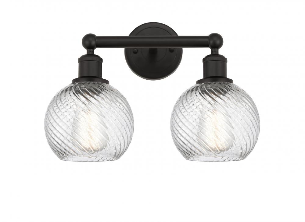 Athens Twisted Swirl Bath Vanity Light