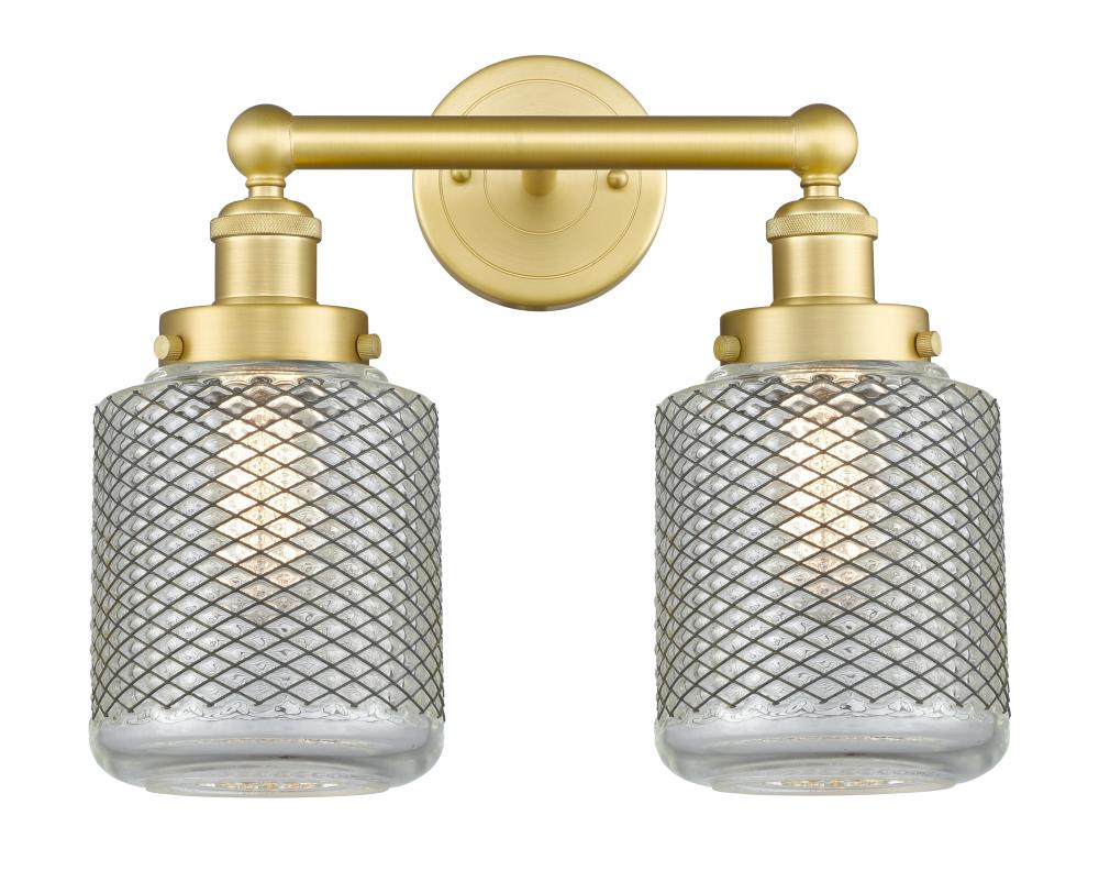 Edison Satin Gold Bath Vanity Light